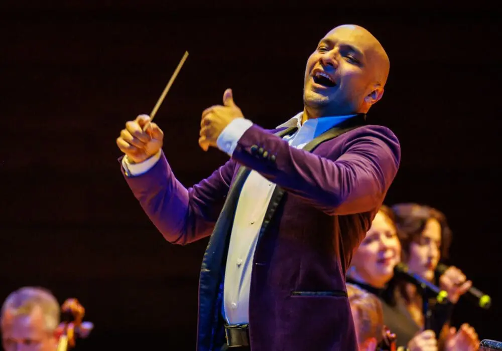 Conductor Christopher Dragon gets Pops podium