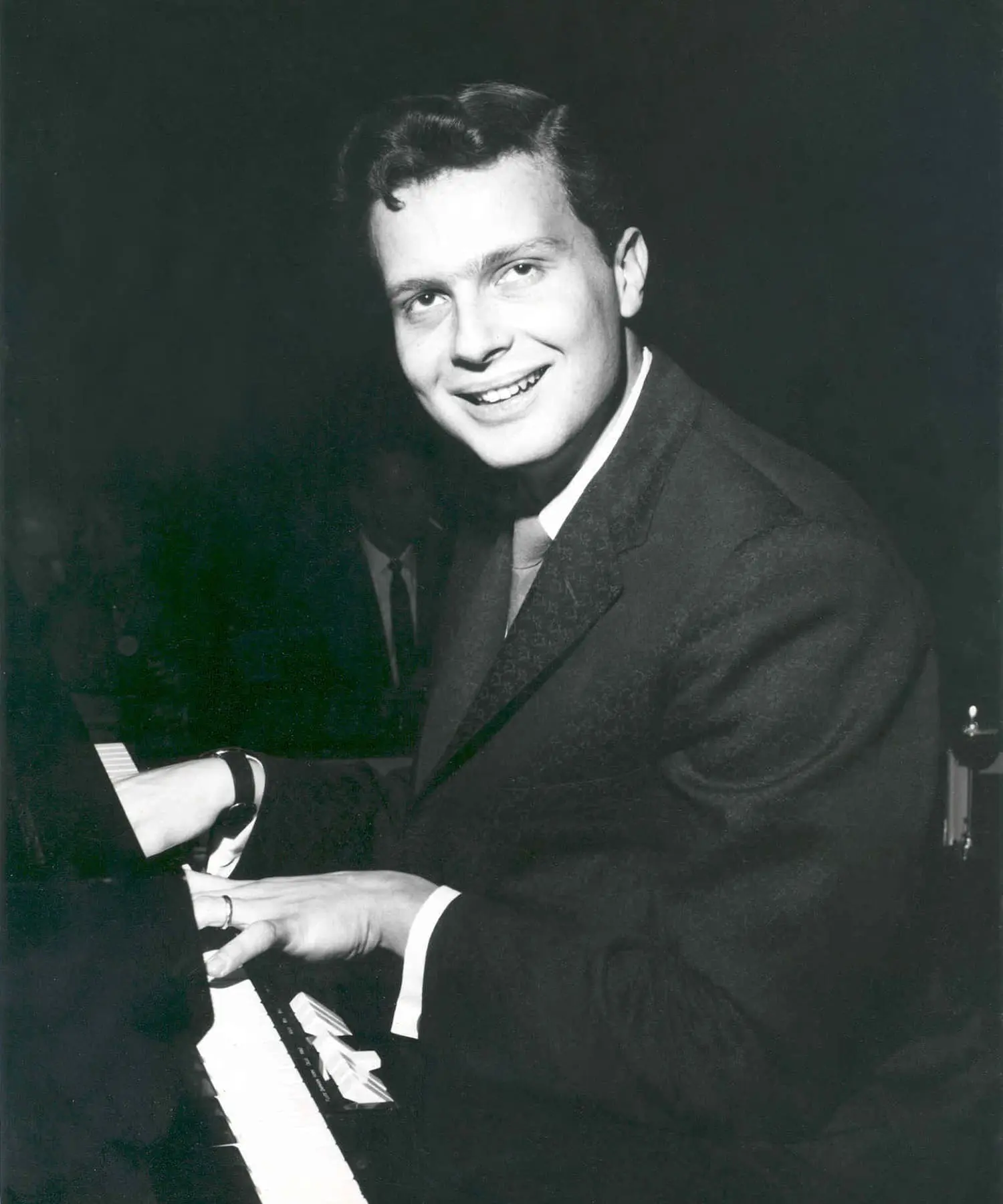 Young Peter Nero at a piano Young Peter Nero at a piano