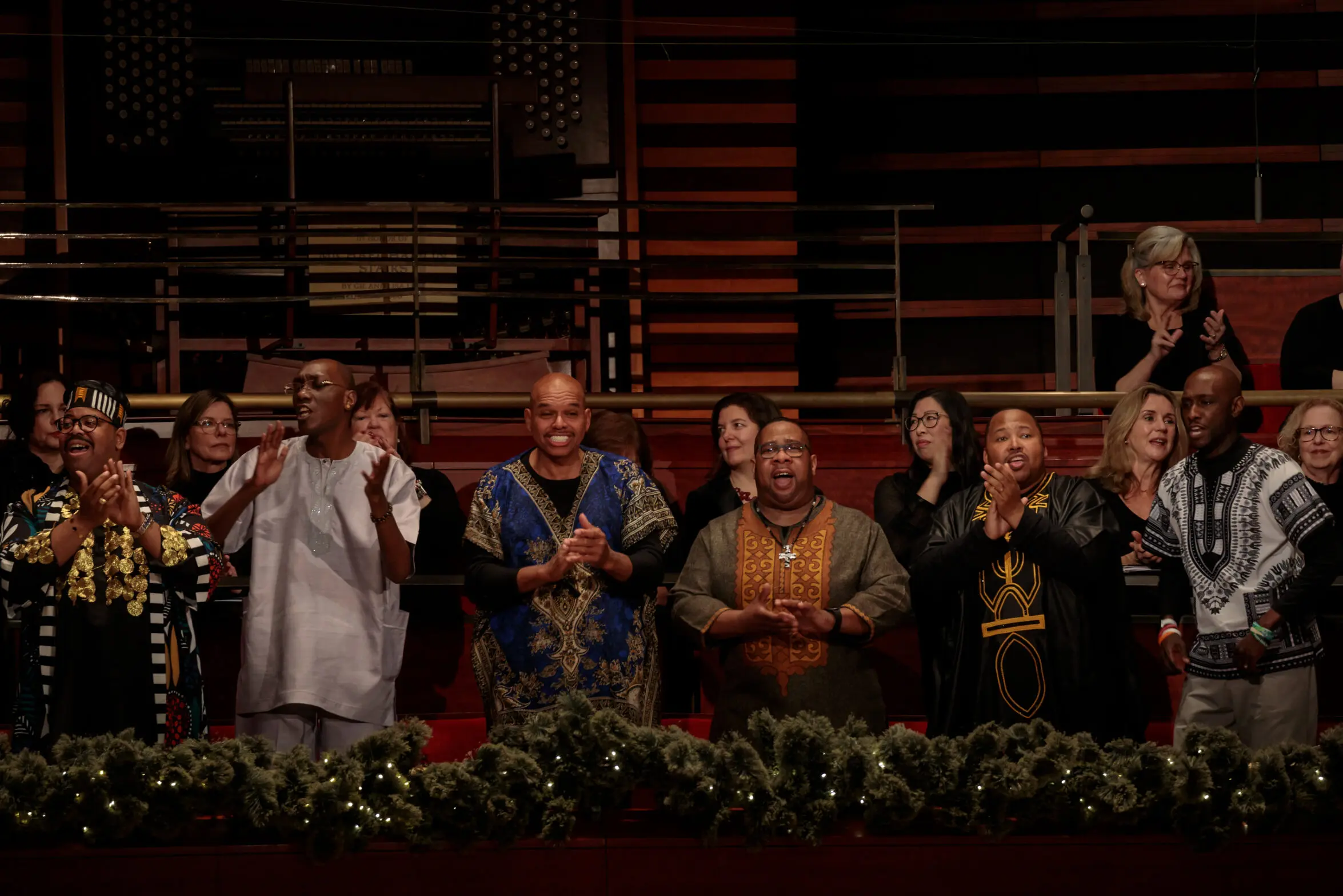 The St Thomas Gospel Choir performing with the Philly Pops