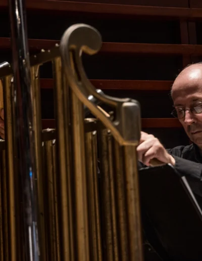 No Name Pops percussionist plays orchestral bells