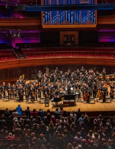The No Name Pops accepting applause at the Kimmel Center